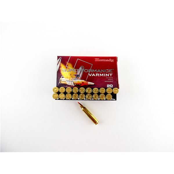 HORNADY SUPERFORMANCE VARMINT .204 RUGER AMMO LOT