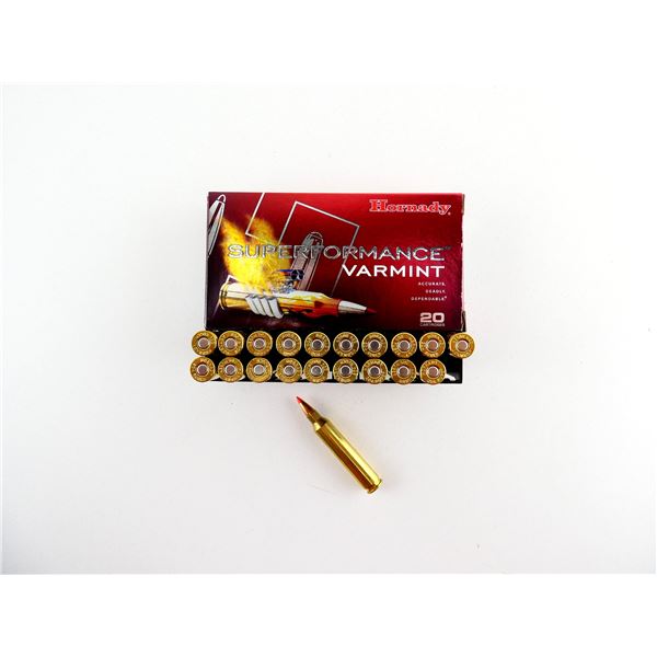 HORNADY SUPERFORMANCE VARMINT .204 RUGER AMMO LOT