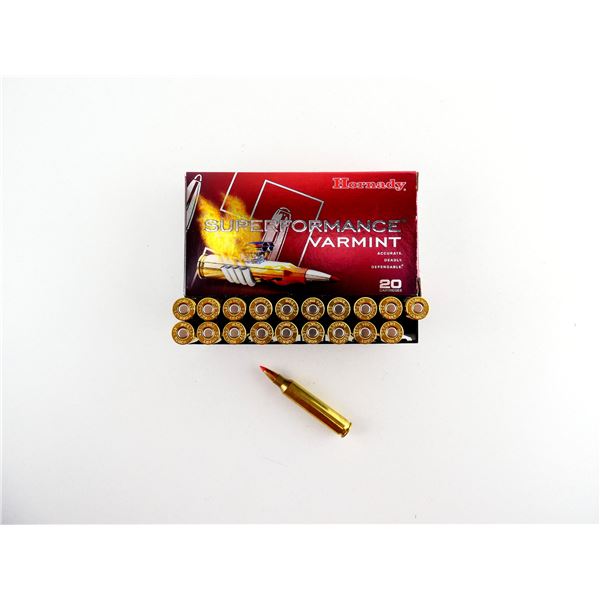 HORNADY SUPERFORMANCE VARMINT .204 RUGER AMMO LOT