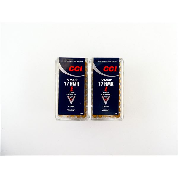 CCI V-MAX .17 HMR AMMO LOT