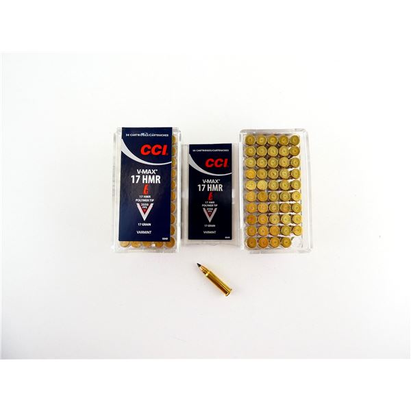 CCI V-MAX .17 HMR AMMO LOT