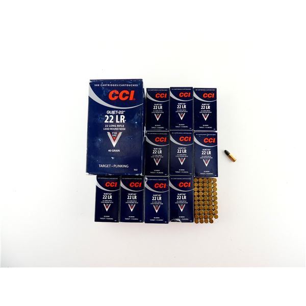 CCI QUIET-22 .22 LR AMMO LOT