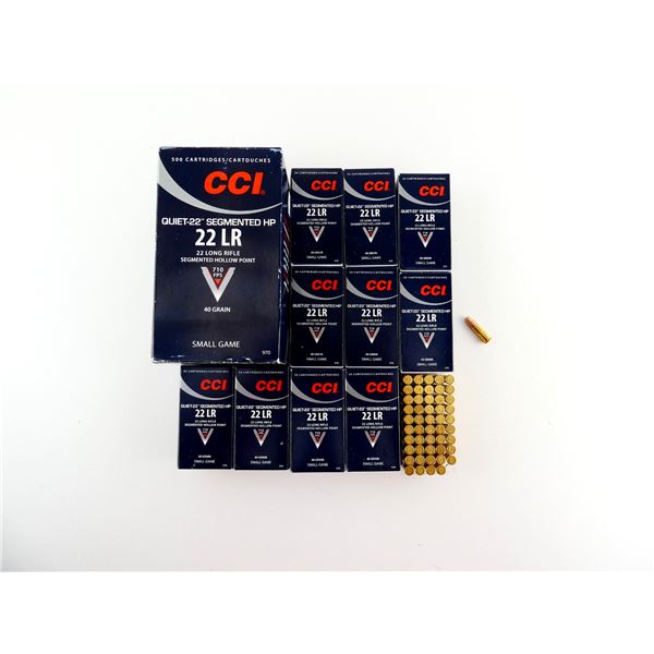 CCI QUIET-22 .22 LR AMMO LOT