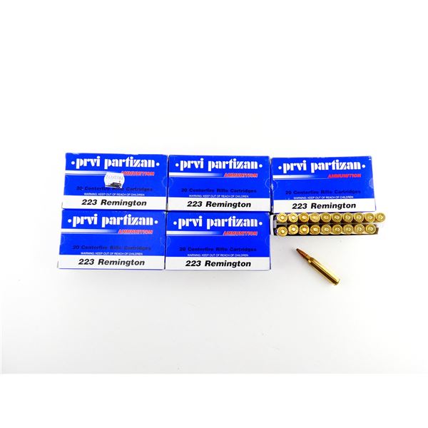 PRVI PARTIZAN .223 REM AMMO LOT