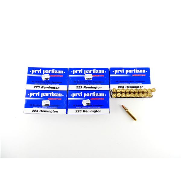 PRVI PARTIZAN .223 REM AMMO LOT