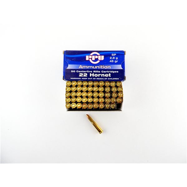 PPU .22 HORNET AMMO LOT