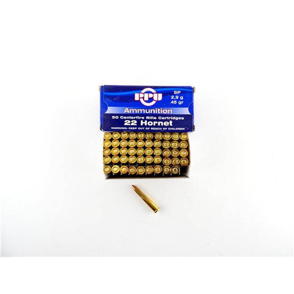 PPU .22 HORNET AMMO LOT
