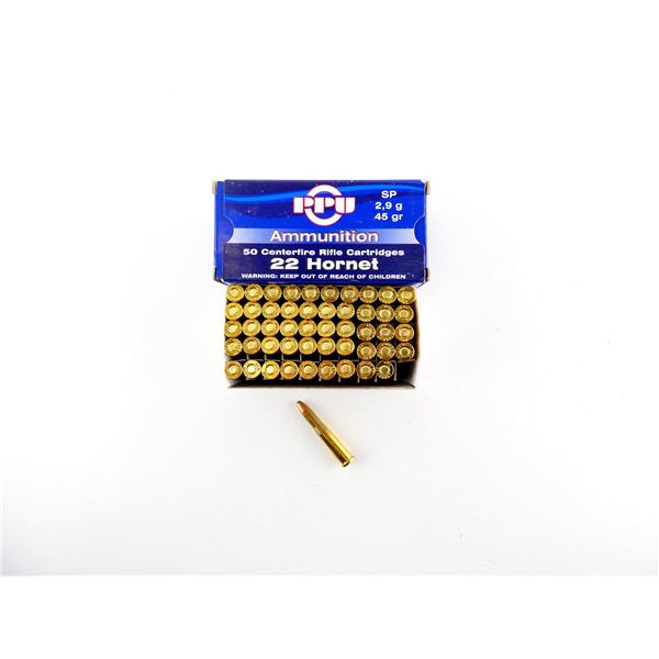 PPU .22 HORNET AMMO LOT