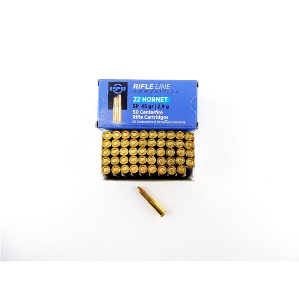 PPU .22 HORNET AMMO LOT