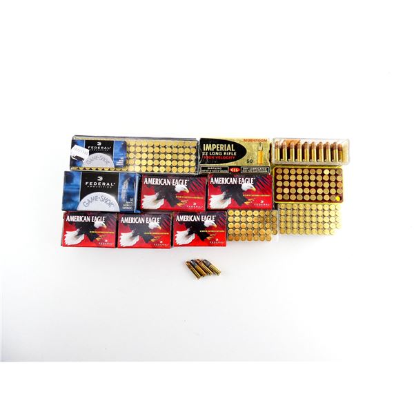 ASSORTED FEDERAL / IMPERIAL AND WINCHESTER .22 LR AMMO LOT