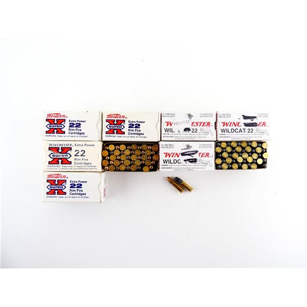 ASSORTED WINCHESTER .22 LR AMMO LOT