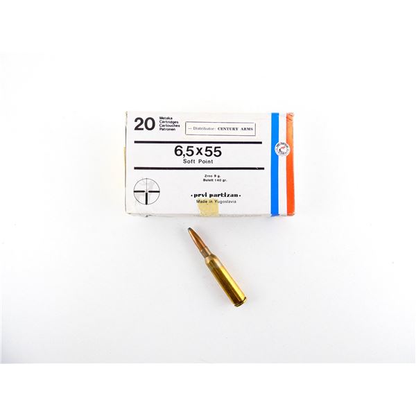 PRVI PARTIZAN 6.5X55MM AMMO LOT