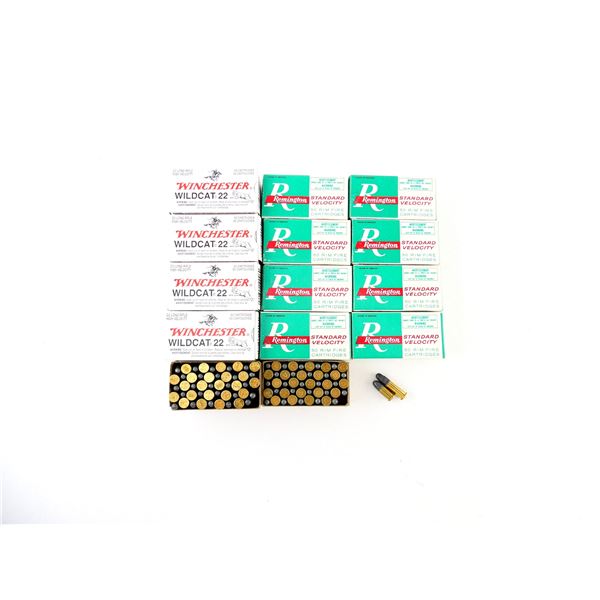 ASSORTED .22 SHORT AND .22 LR AMMO LOT