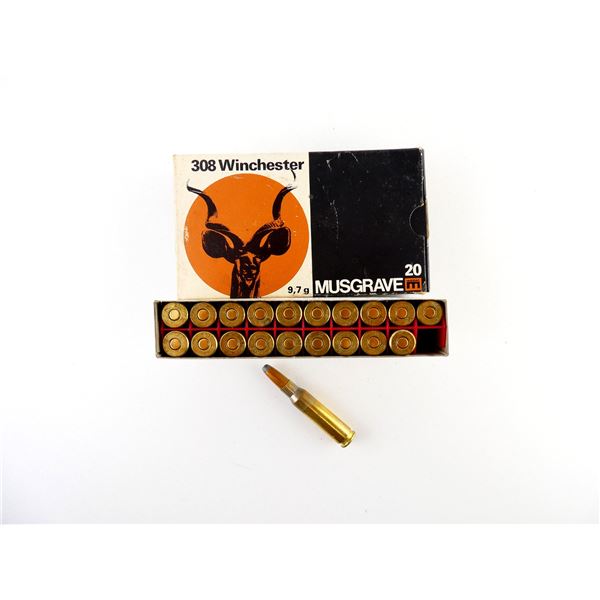MUSGRAVE .308 WIN AMMO LOT