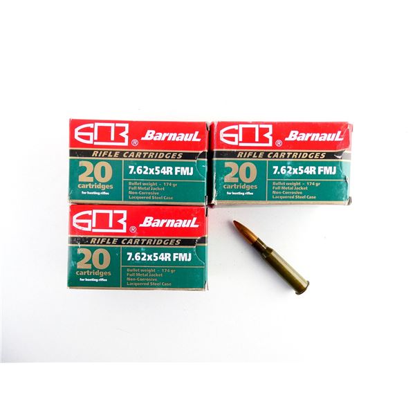 BARNAUL 7.62X54R AMMO LOT