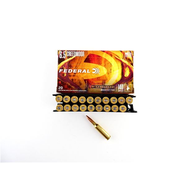 FEDERAL FUSION 6.5 CREEDMOOR AMMO LOT