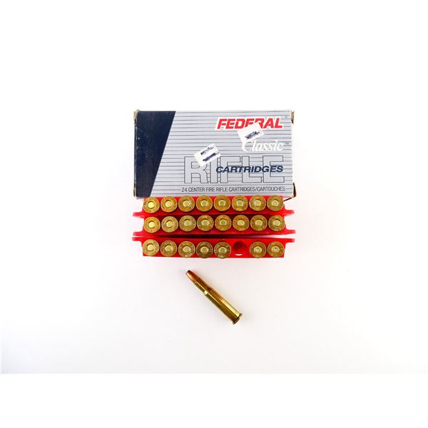 FEDERAL .30-30 WIN AMMO AND NON-PRIMED BRASS CASES LOT