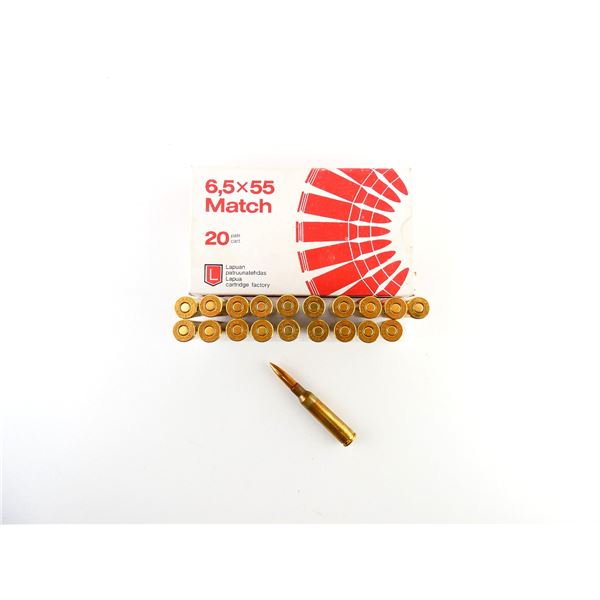 LAPUA 6.5X55MM AMMO LOT