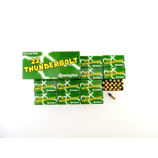 REMINGTON THUNDERBOLT .22 LR AMMO LOT