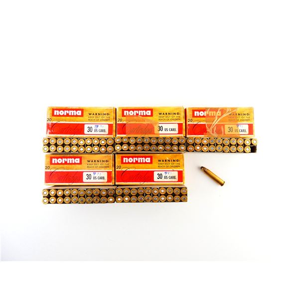 NORMA .30 CARBINE AMMO LOT
