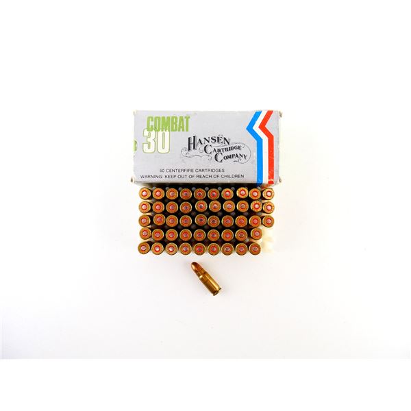 HANSEN .30 MAUSER (7.62MM TOKAREV)COMBAT AMMO LOT