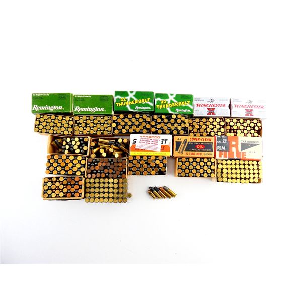 ASSORTED .22 SHORT AND .22 LR AMMO LOT