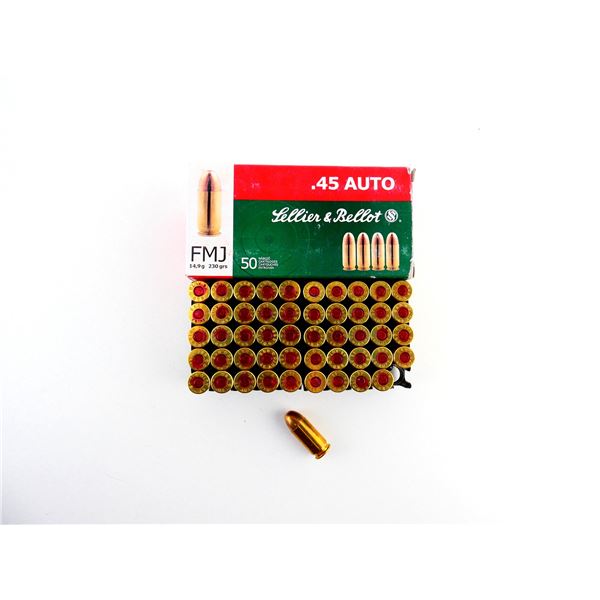 SELLIER & BELLOT .45 AUTO AMMO LOT