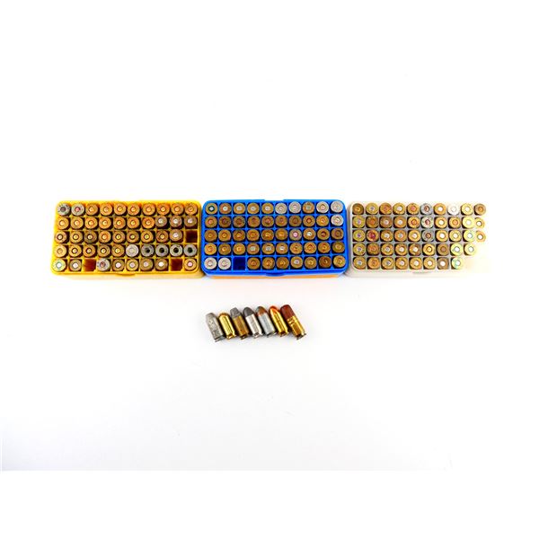 ASSORTED .45 AUTO AMMO / BLANKS AND NON-PRIMED CASES LOT