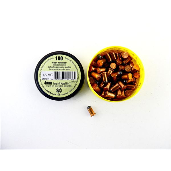RWS 4MM LONG FLOBERT AMMO LOT