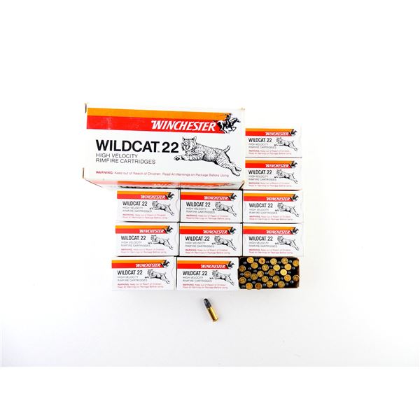 WINCHESTER WILDCAT .22 LR AMMO LOT