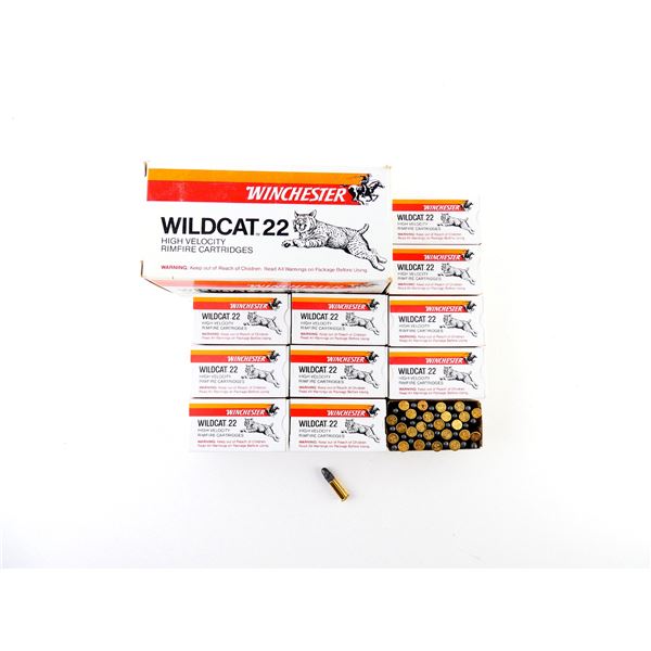 WINCHESTER WILDCAT .22 LR AMMO LOT