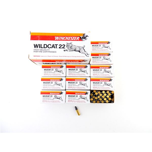 WINCHESTER WILDCAT .22 LR AMMO LOT