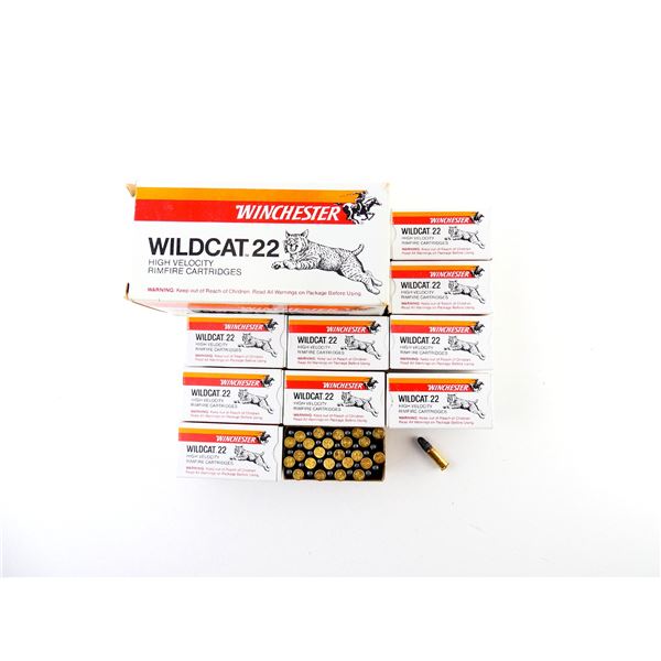 WINCHESTER WILDCAT .22 LR AMMO LOT