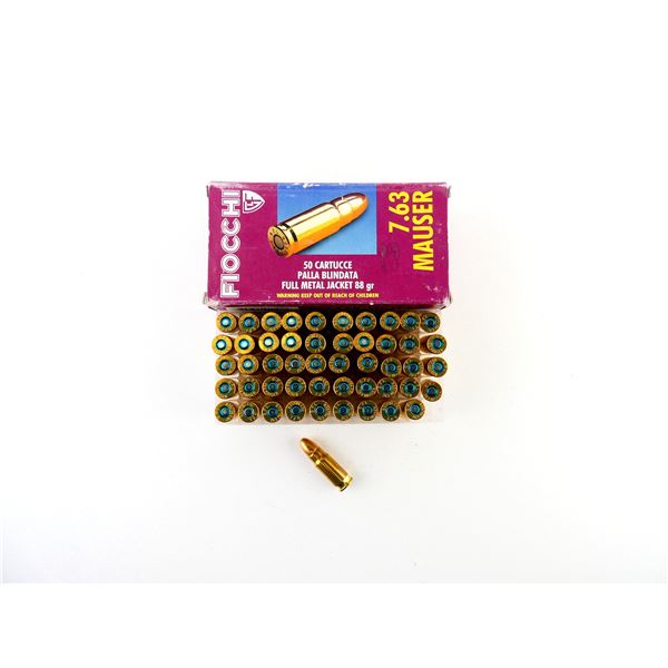 FIOCCHI 7.63 MAUSER AMMO LOT