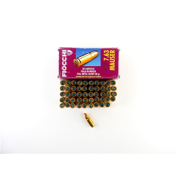 FIOCCHI 7.63 MAUSER AMMO LOT