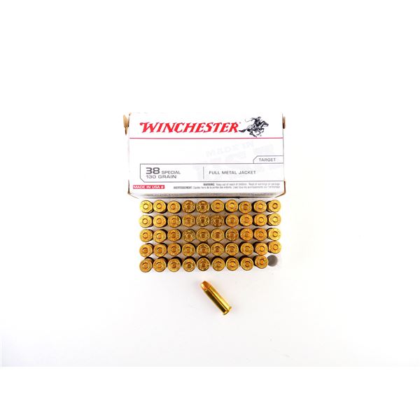 WINCHESTER .38 SPL AMMO LOT
