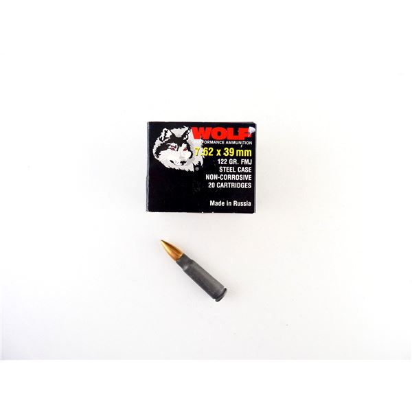 WOLF 7.62X39MM AMMO LOT