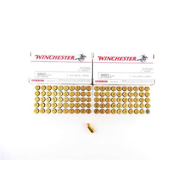 WINCHESTER .380 AUTO AMMO LOT
