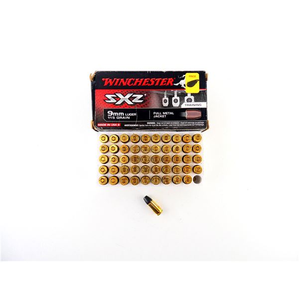 WINCHESTER 9MM LUGER AMMO LOT