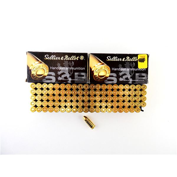 SELLIER & BELLOT 9MM LUGER AMMO LOT