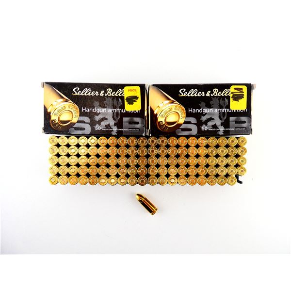 SELLIER & BELLOT 9MM LUGER AMMO LOT