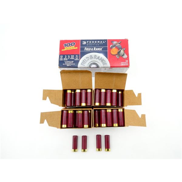FEDERAL 12 GAUGE 2 3/4" SHOT SHELL AMMO LOT