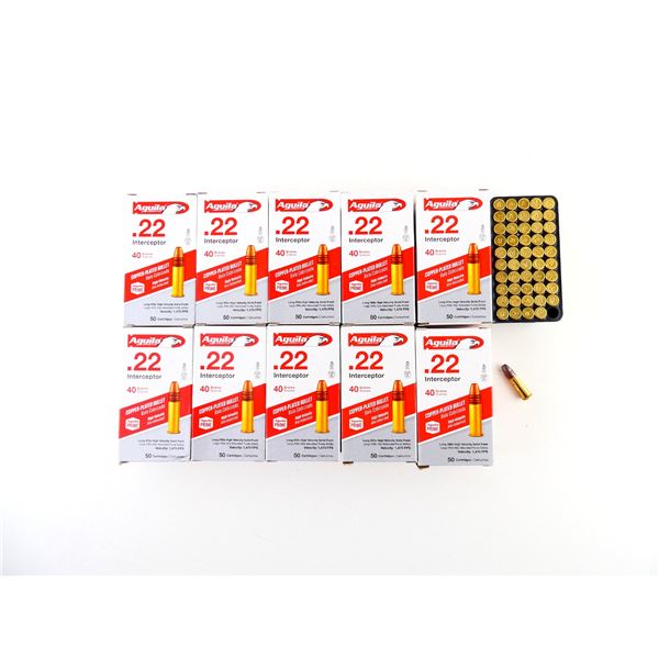 AGUILA INTERCEPTOR .22 LR AMMO LOT
