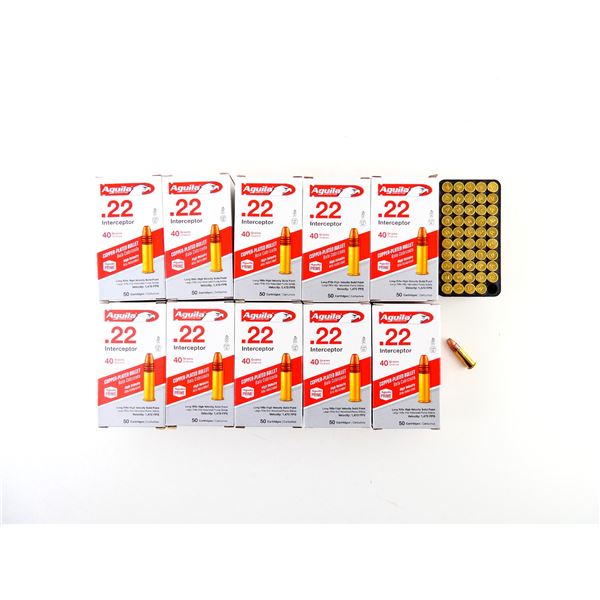 AGUILA INTERCEPTOR .22 LR AMMO LOT