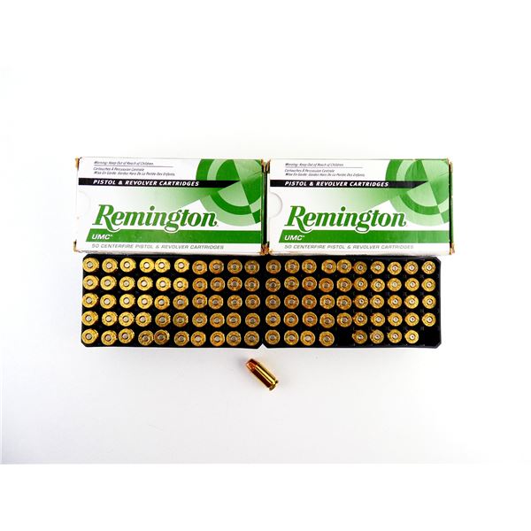 REMINGTON .40 S&W AMMO AND NON-PRIMED BRASS CASES LOT