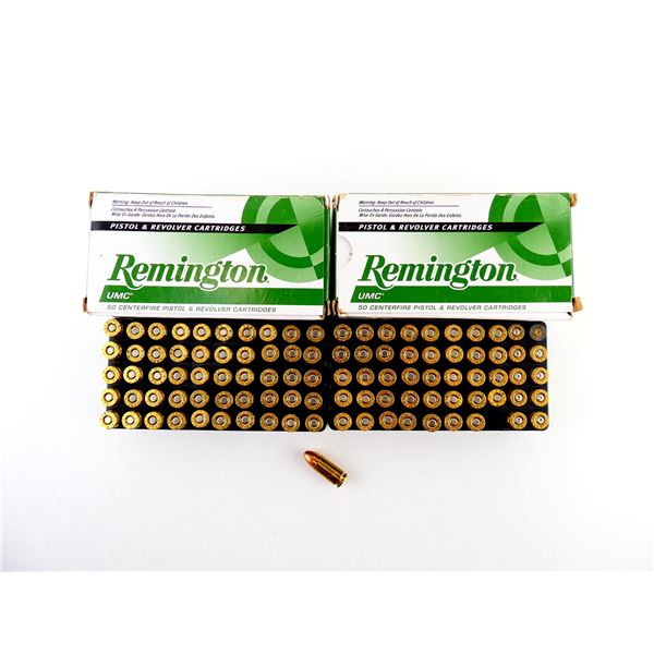 REMINGTON 9MM LUGER AMMO AND NON-PRIMED BRASS CASES LOT