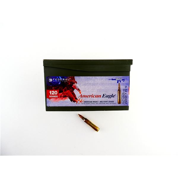 FEDERAL AMERICAN EAGLE 5.56X45MM AMMO LOT