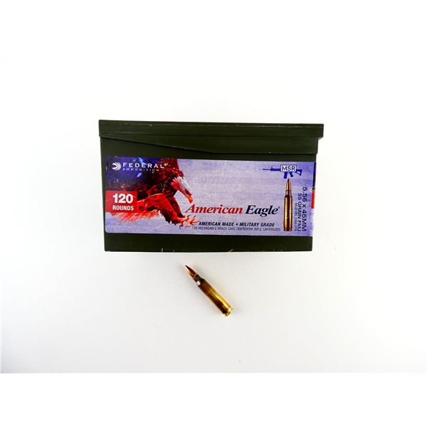 FEDERAL AMERICAN EAGLE 5.56X45MM AMMO LOT