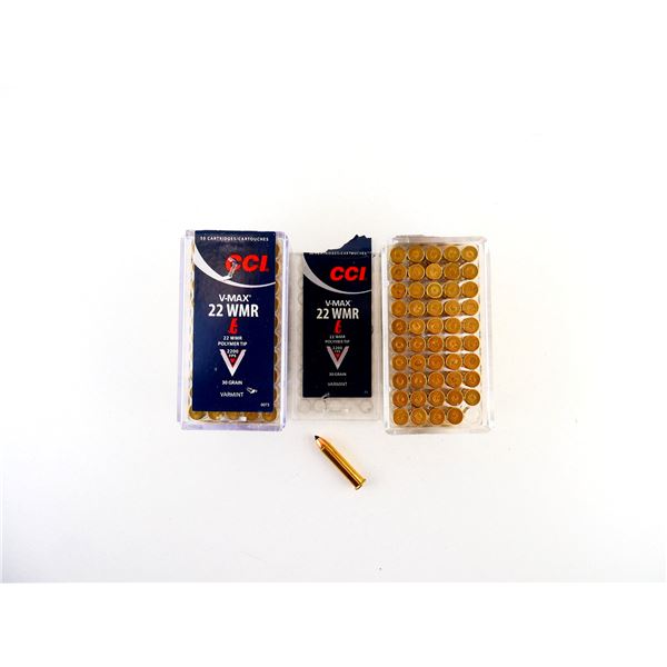 CCI V-MAX .22 WMR AMMO LOT