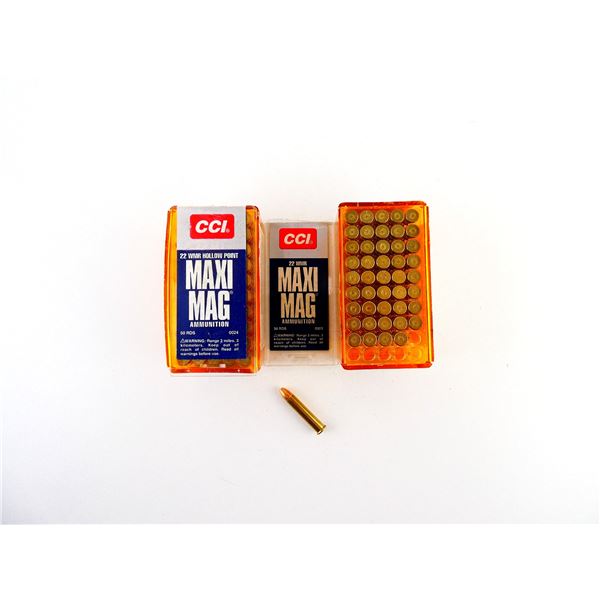 ASSORTED CCI MAXI MAG .22 WMR AMMO LOT